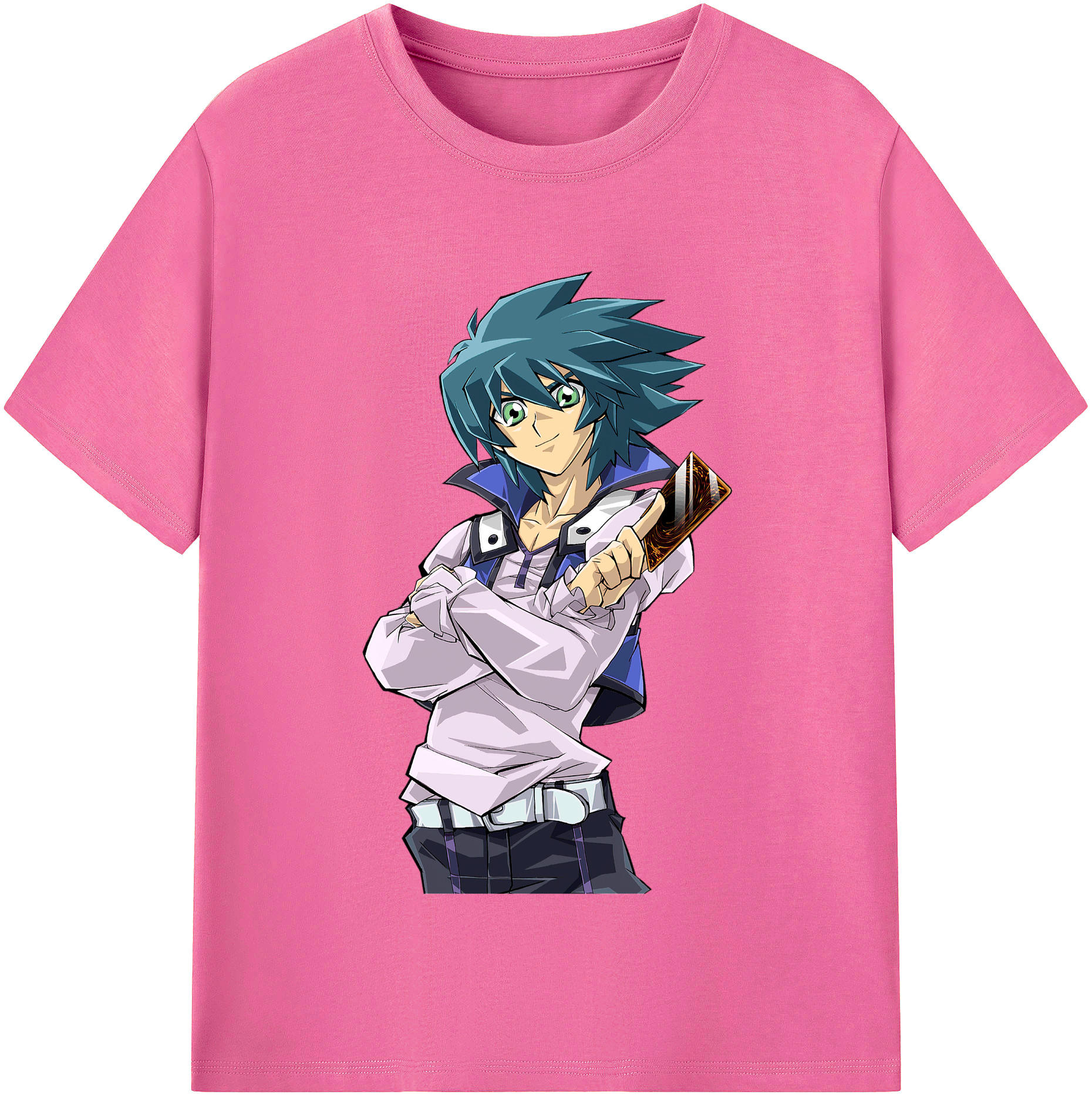 （画像用） 遊☆戯☆王 Yu-Gi-Oh! レディースカジュアルプリントTシャツ（綿100％）